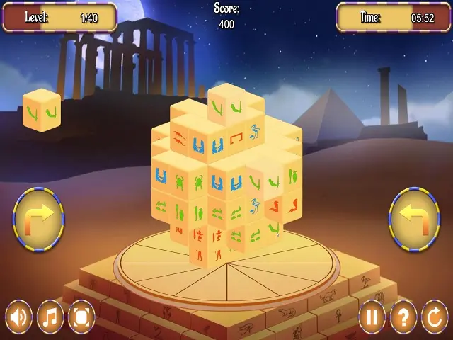 🕹️ Play Discover Egypt: Free Online Ancient Egyptian Mahjong Solitaire  Video Game for Kids & Adults