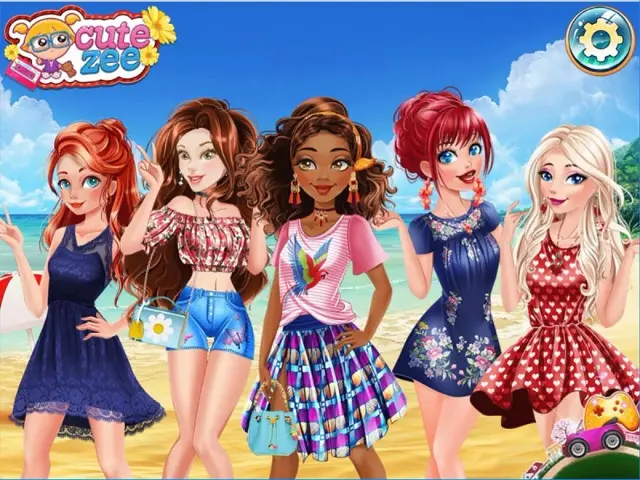 navy blue dress for baby girl Disney Princess Fashion Boutique Full Playthrough main image 1