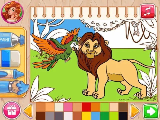 Animal Coloring Games on COKOGAMES