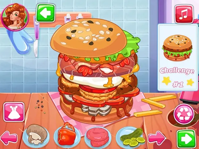 Wiegen Kalksteen pijn BIGGEST BURGER CHALLENGE online spel | POMU Spelletjes