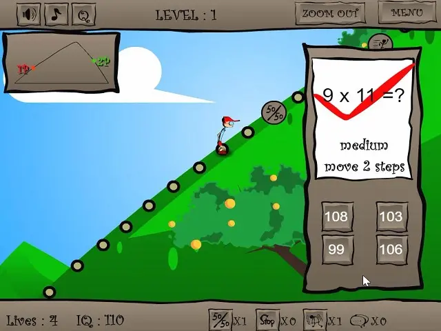 Jogo – Math Mountain