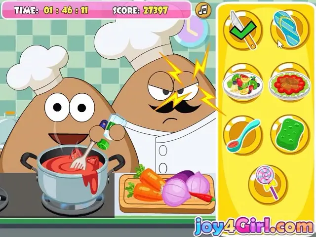 Jogar Pou: Real Cooking - Jogue Pou: Real Cooking no UgameZone.com.