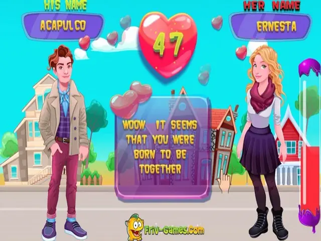 Real Love Tester  Online Friv Games