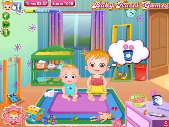 Geplooid paar Vallen BABY HAZEL SIBLING CARE online spel | POMU Spelletjes