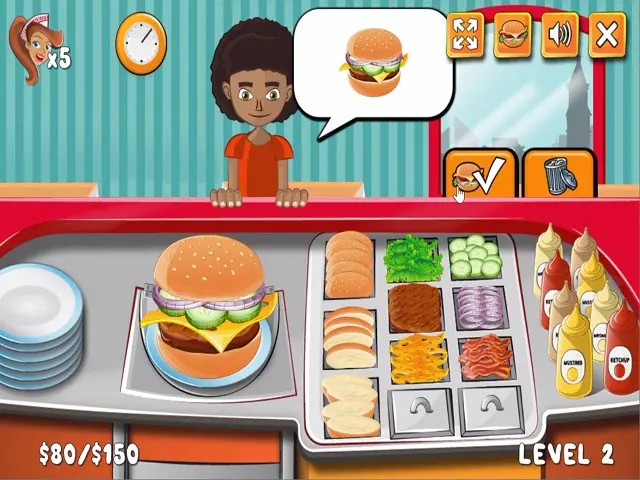 De volgende Verschrikkelijk kam BURGER QUEEN online spel | POMU Spelletjes