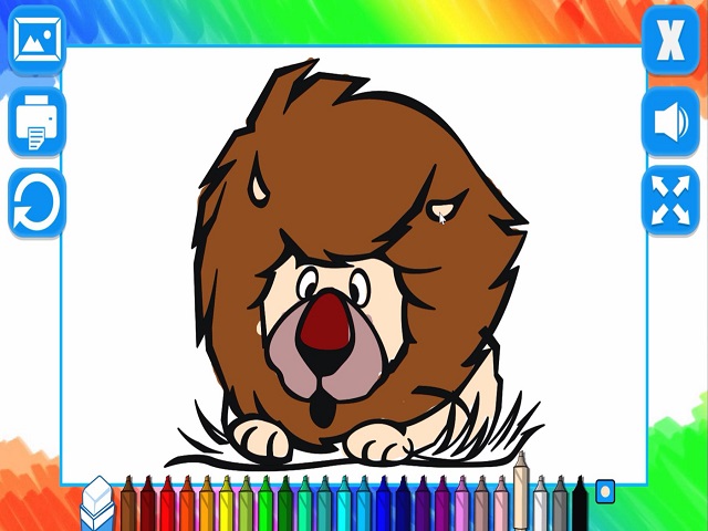 102+ Coloring Book Animals Online Picture HD