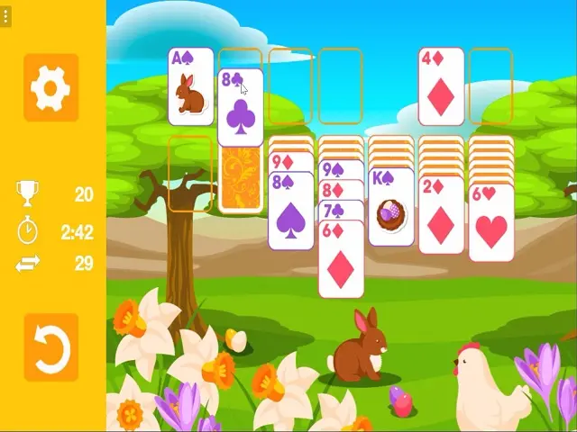 SOLITAIRE CLASSIC EASTER jogo online no