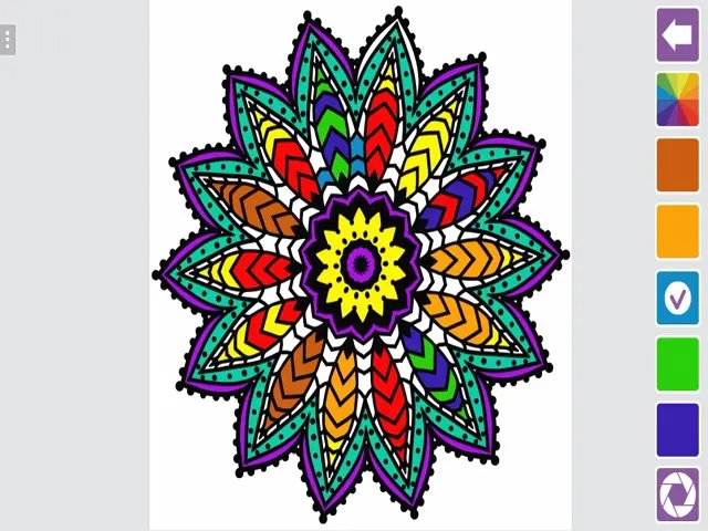 Mandala Coloring Book 🕹️ Jogue no Jogos123