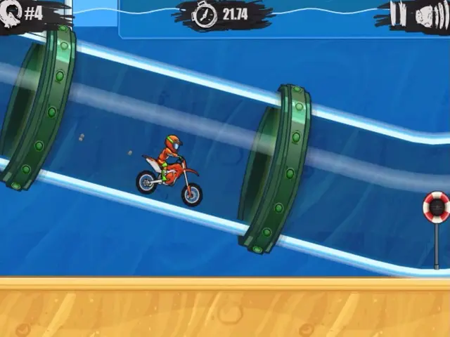 MOTO X3M POOL PARTY online game