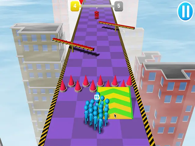 CROWD RUN 3D jogo online no