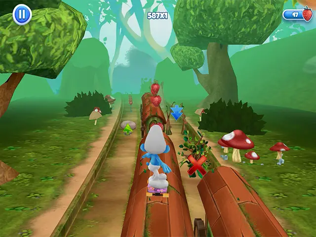 Os Smurfs Skate Rush - Jogo Online - Joga Agora